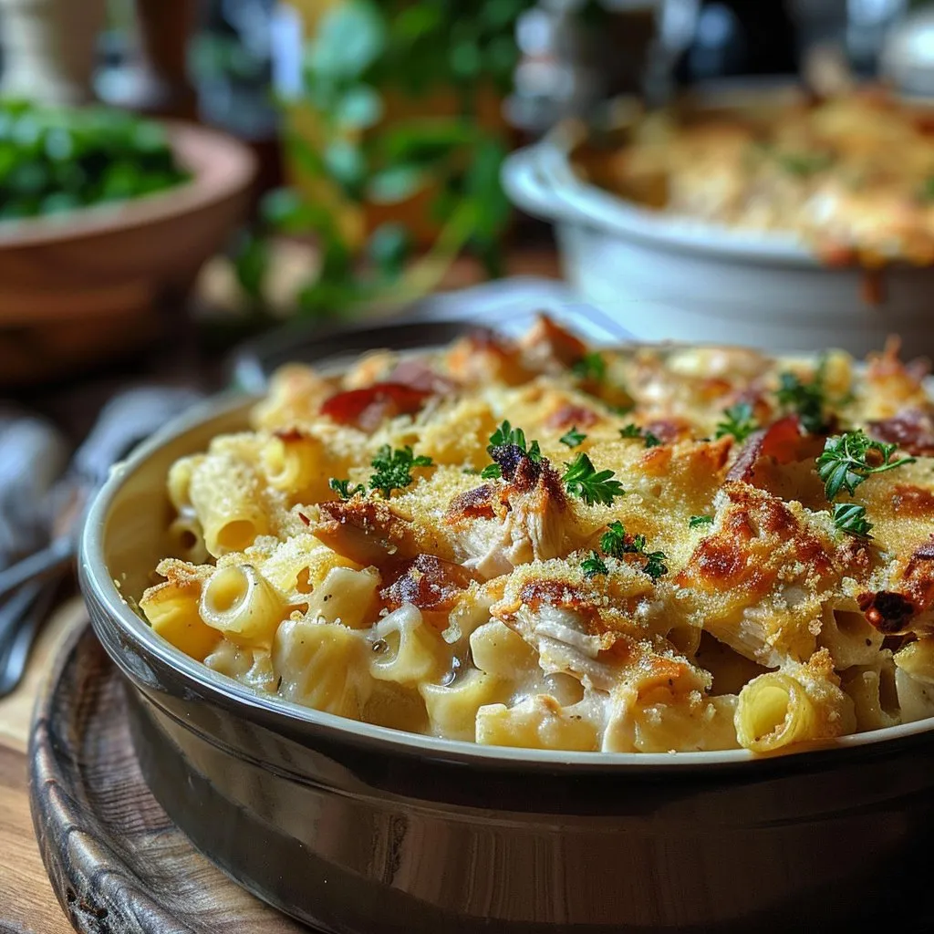 Easy Chicken Pasta Casserole Recipe