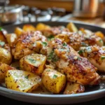 Insanely Good Garlic Parmesan Chicken & Potatoes: A Hearty One‑Pan Delight