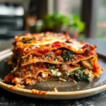 Easy Mushroom and Spinach Lasagna Recipe