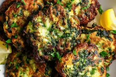 Spinach Fritters Recipe - Crispy & Delicious Trick