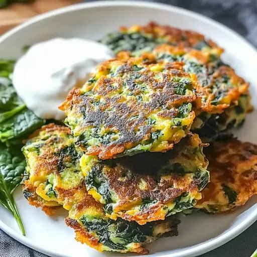Spinach Fritters Recipe - Crispy & Delicious Trick