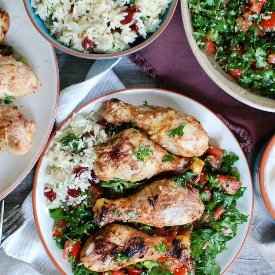 Mediterranean Chicken with Basmati Rice