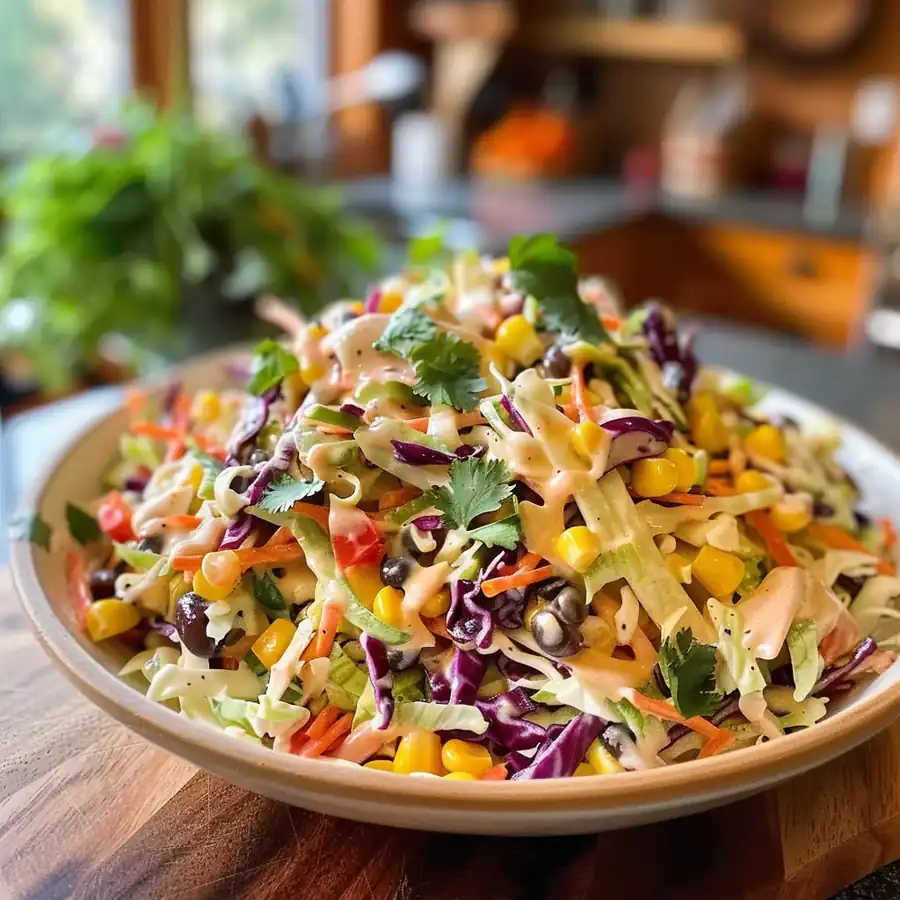Crunchy Easy and Delicious Mexican Corn Coleslaw: Crispy, Tangy Twist for