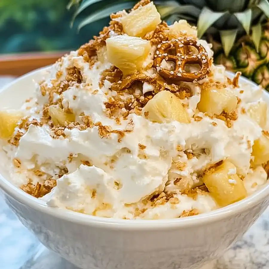 Unbeatable Irresistible Pineapple Pretzel Fluff Recipe Delight — Kid-Approved Family Favorite