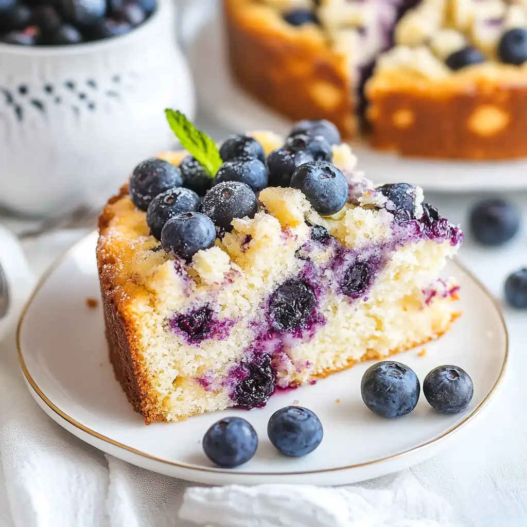 Blueberry Cream Cheese Coffee Cake: Sweet & Easy