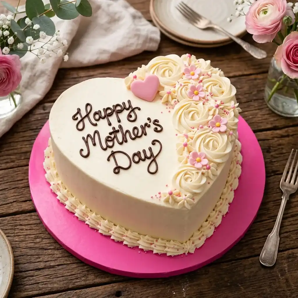 The Ultimate Mother's Day Cake — Timeless Vanilla Bean Elegance