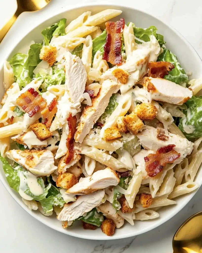 Chicken Caesar Pasta Salad — The Ultimate Crowd-Pleasing Summer Bowl