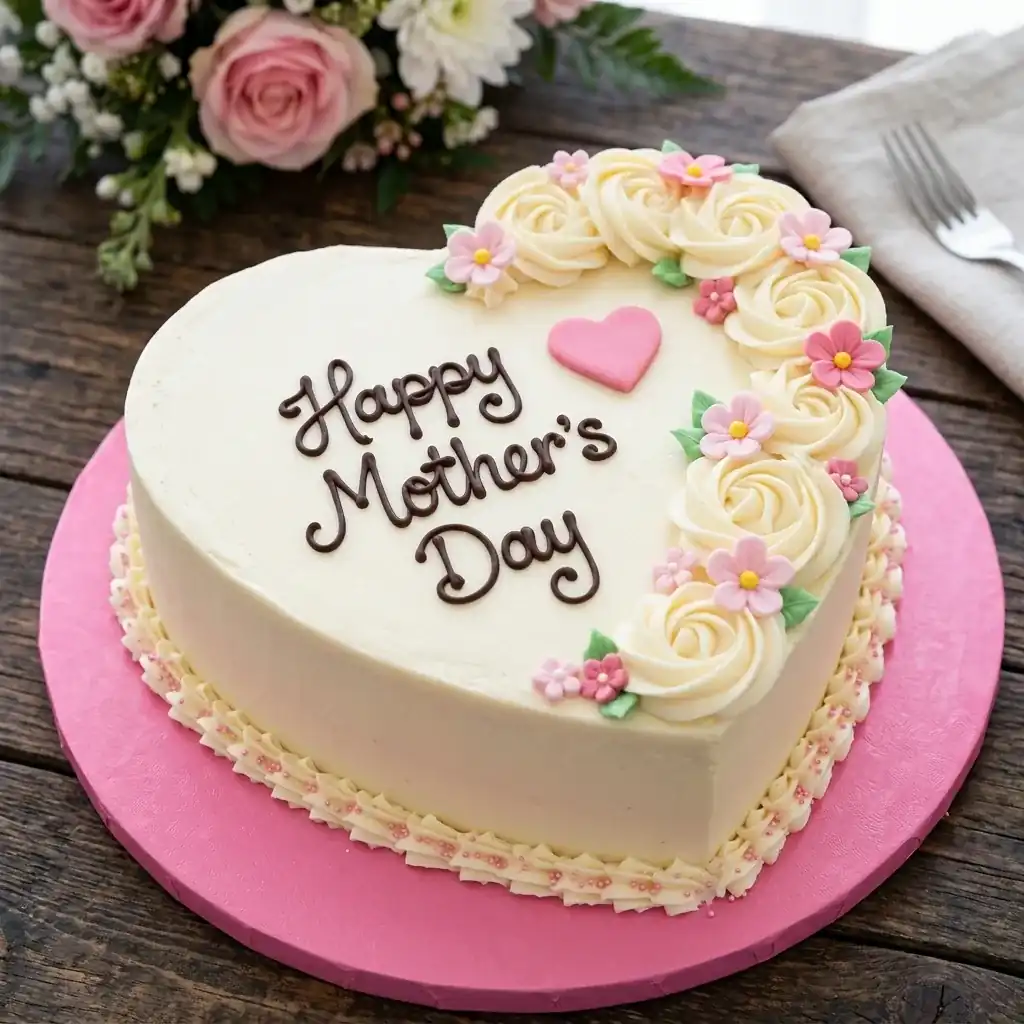 The Ultimate Mother's Day Cake — Timeless Vanilla Bean Elegance