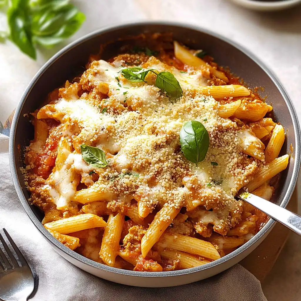 30-Minute One Pot Chicken Parmesan Pasta — Pure Comfort Food