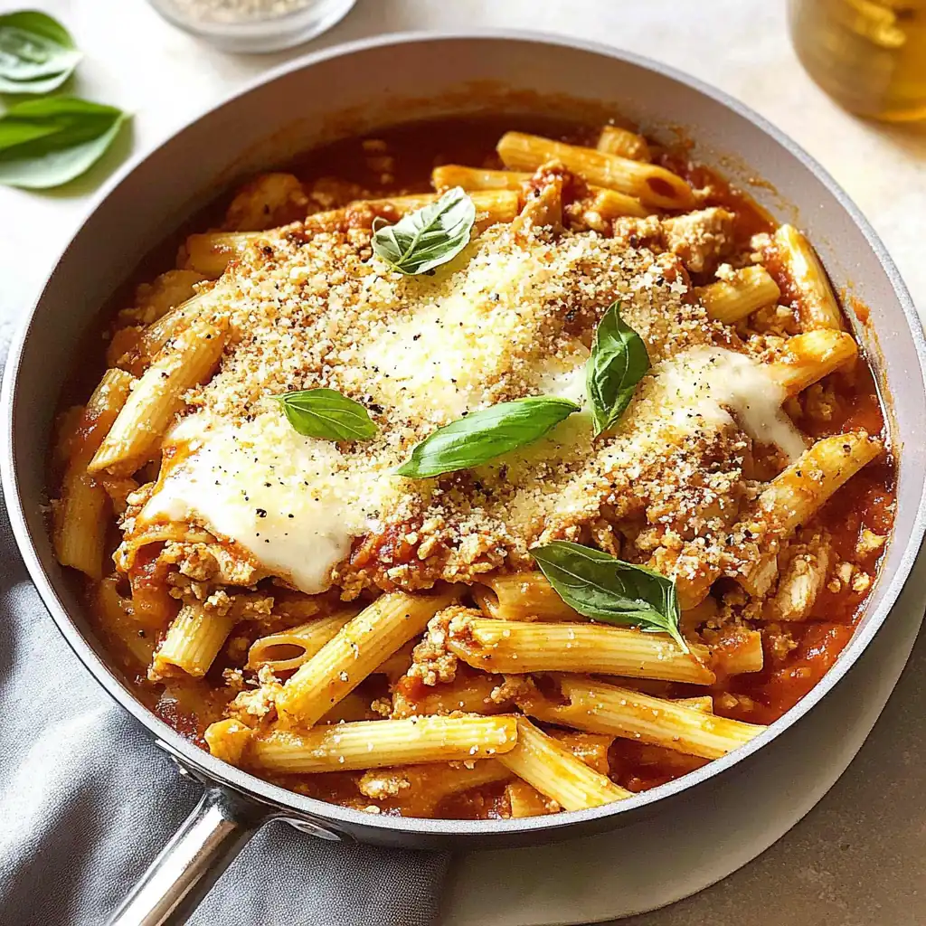 30-Minute One Pot Chicken Parmesan Pasta — Pure Comfort Food