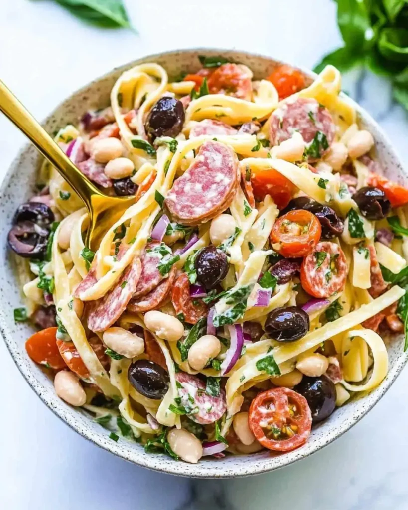 Creamy Tuscan Pasta Salad — The Ultimate Summer Crowd-Pleaser