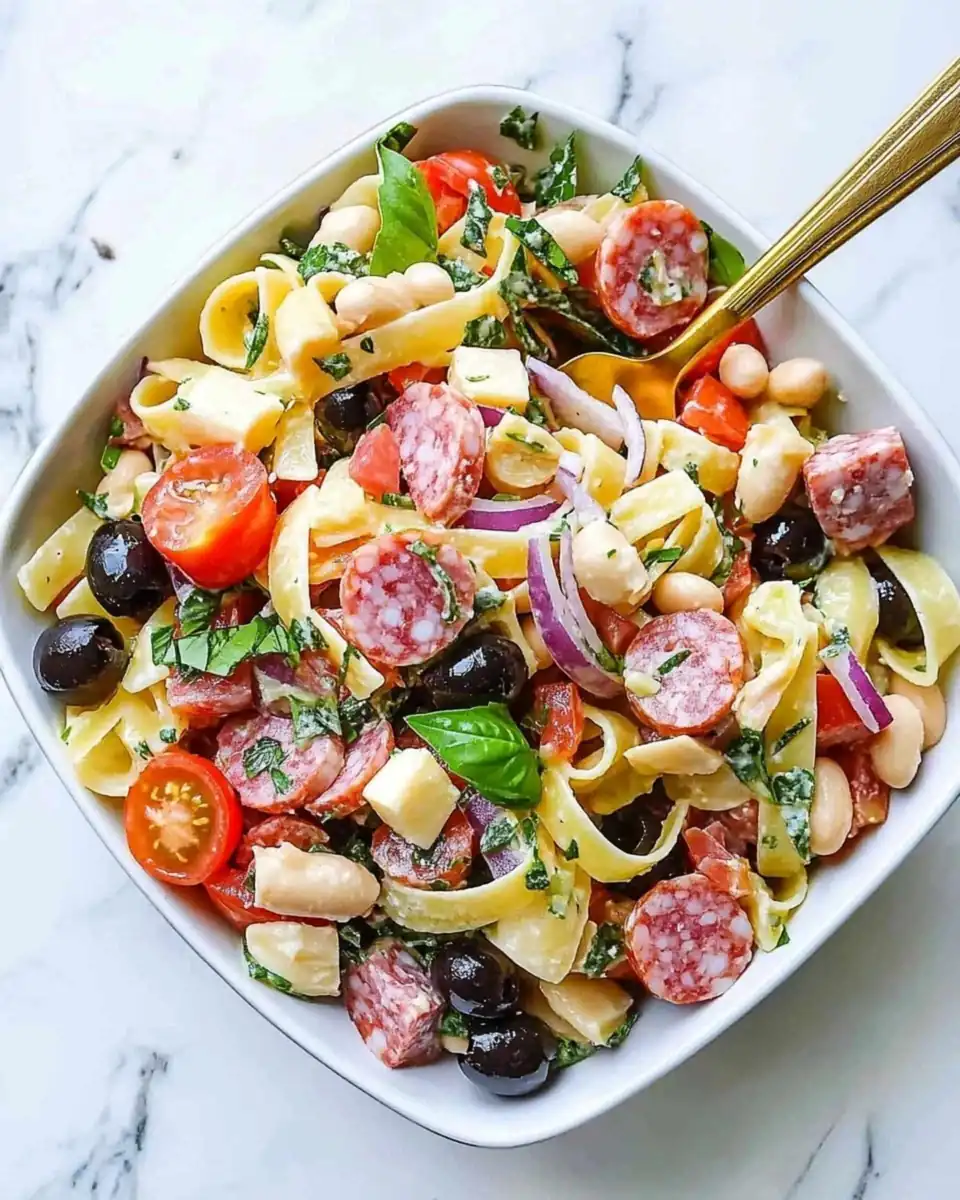 Creamy Tuscan Pasta Salad — The Ultimate Summer Crowd-Pleaser