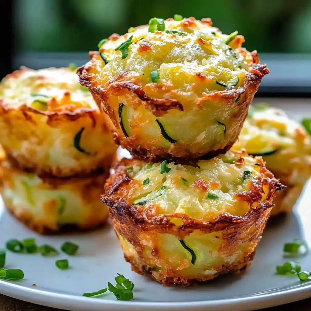 Crispy Parmesan Zucchini Muffins – Veggie Delight!