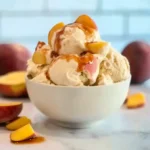 Sun-Kissed Peach Ice Cream for Hot Days