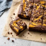 Decadent Pumpkin Cheesecake Swirl Brownies | Fall Dessert Recipes