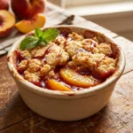 Easy Small Batch Peach Cobbler for Two Perfect Homemade Dessert Recipe | Peach Cobbler