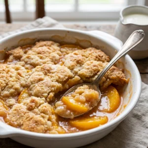 The Ultimate Easy Peach Cobbler: A Southern Comfort Classic | Best Peach Dessert