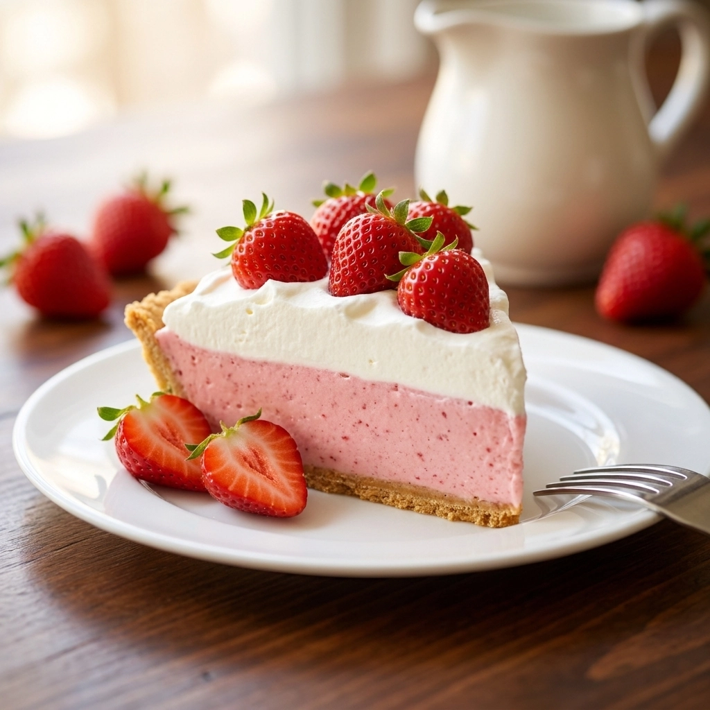 No-Bake 4th of July Jello Pie — Pure Summer Magic!