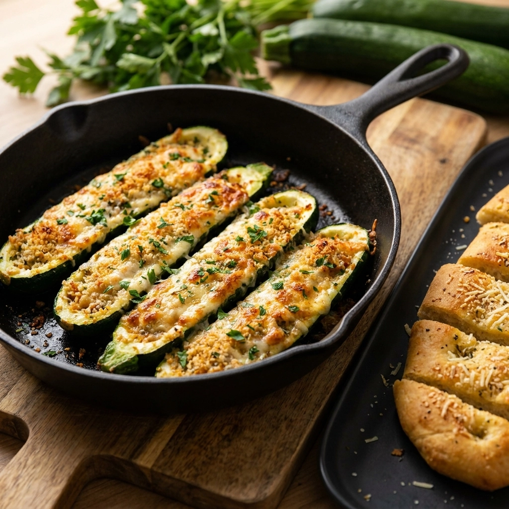 Irresistible Zucchini Breadsticks Recipe: Easy Cheesy Low-Carb | Keto Appetizer Ideas