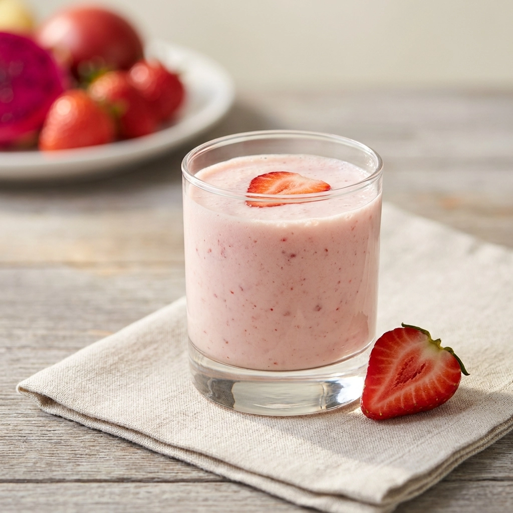 Strawberry Banana Smoothie (5 Minutes, Creamy & Fresh) | Healthy Breakfast Smoothie