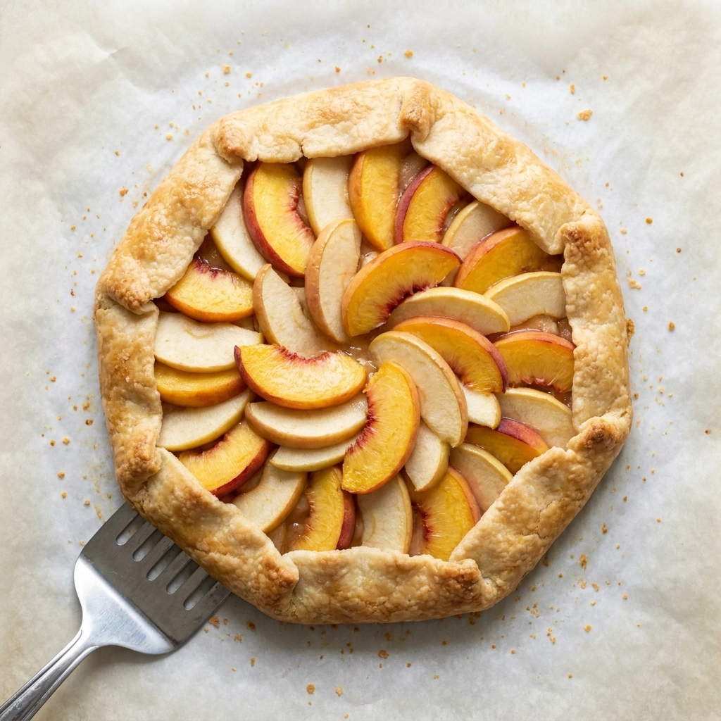 Rustic Peach Apple Galette: A Study in Seasonal Balance | Easy Summer Fruit Tart