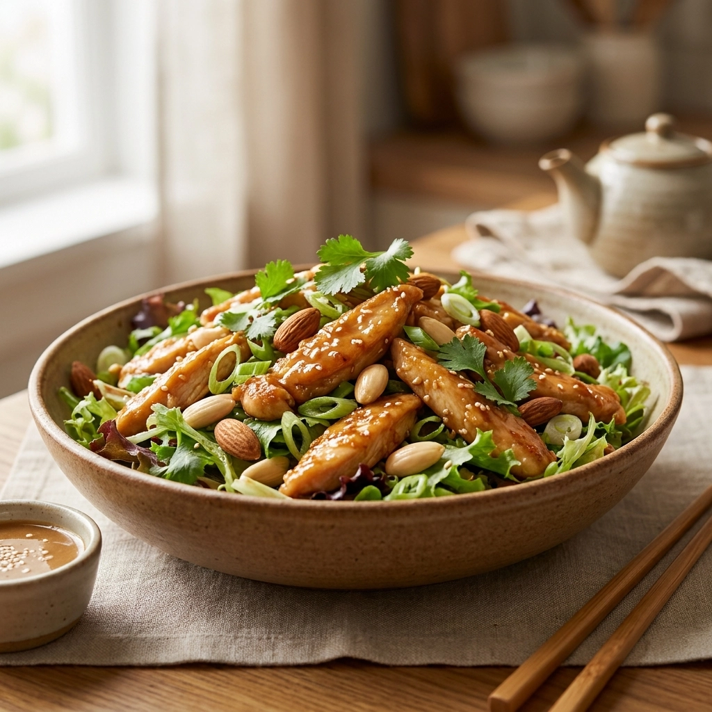 Cool & Crunchy Sesame Chicken Salad for Summer Lunches