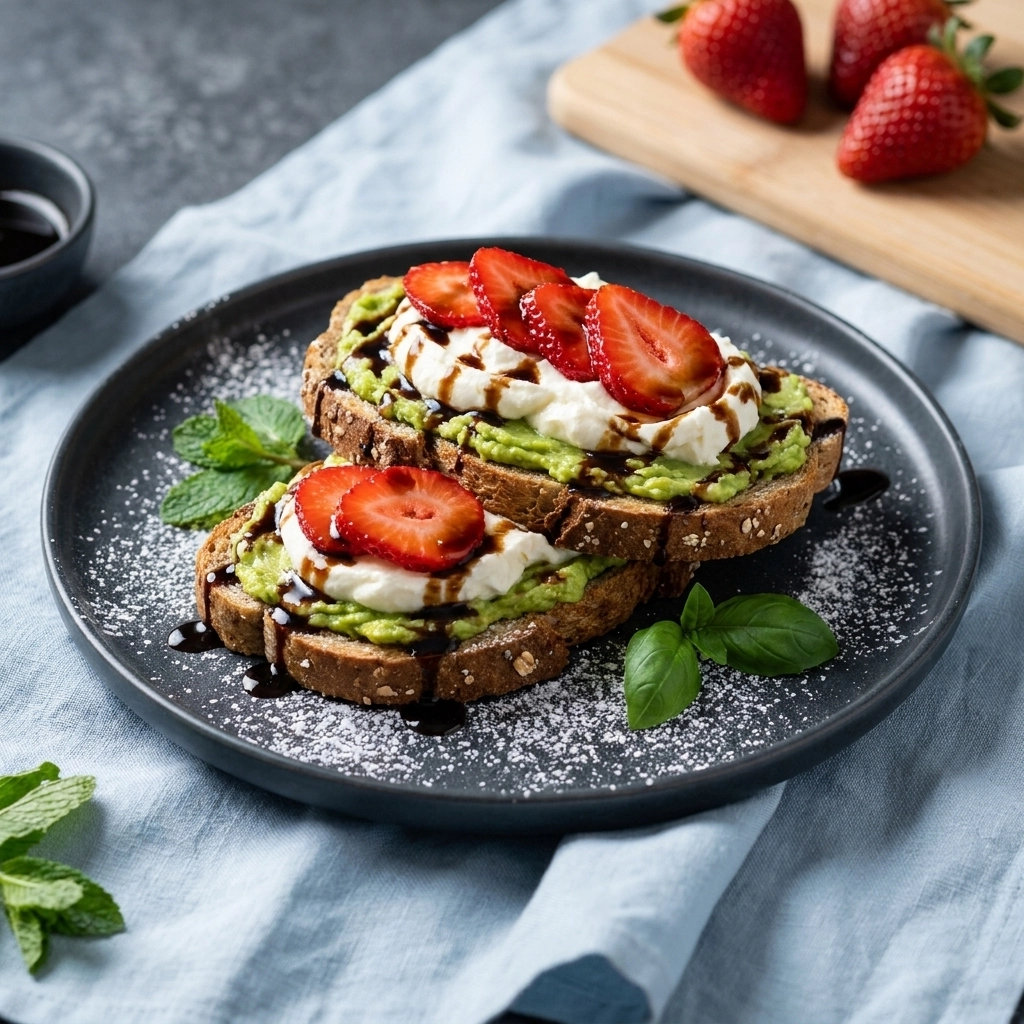 Balsamic Strawberry Toast: The Ultimate Summer Breakfast Idea