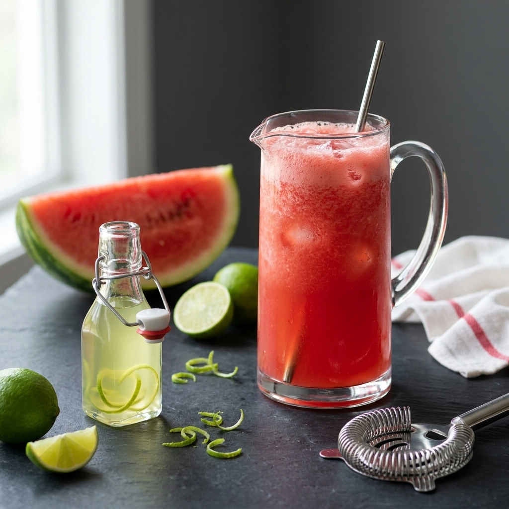 Refreshing Watermelon Lime Soda: A Summer Celebration in a Glass | Summer Drink