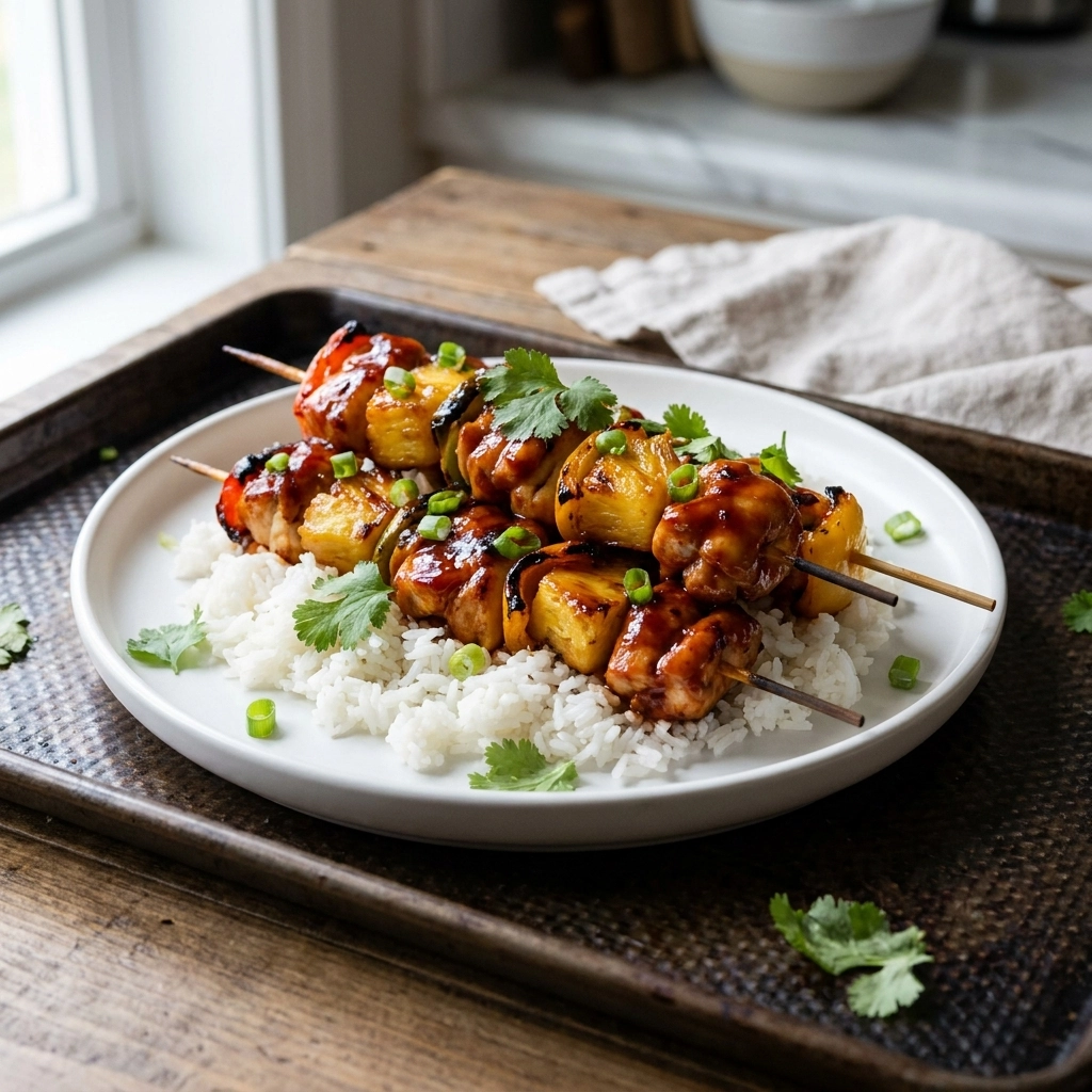 BBQ Pineapple Chicken Kabobs: The Perfect Sweet and Savory Summer Skewers | Grilled Chicken Recipes