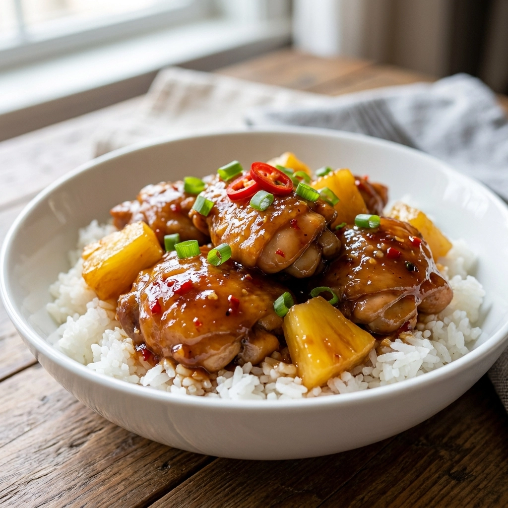 Slow Cooker Pineapple Brown Sugar Chicken: A Tropical Flavor Adventure | Easy Dinner