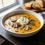 Hearty Hungarian Mushroom Soup with Smoked Paprika | Creamy Mushroom Soup Recipe