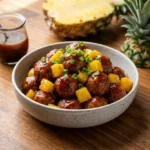 Savory Slow Cooker Teriyaki Pineapple Meatballs Recipe Easy and Perfect for Parties | Easy Appetizer Ideas