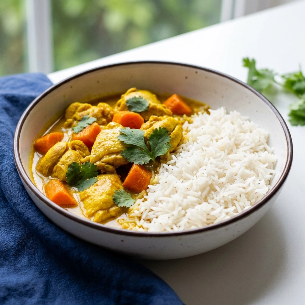 The 'I Can't Believe I Didn't Do This Sooner' Crockpot Coconut Curry Chicken | Easy Slow Cooker Dinner