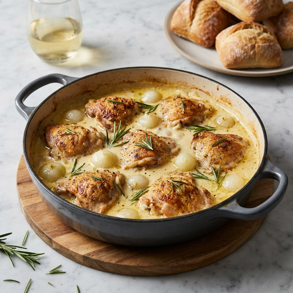French Chicken Casserole: A Heartwarming Comfort Dish | Easy Creamy Chicken Bake