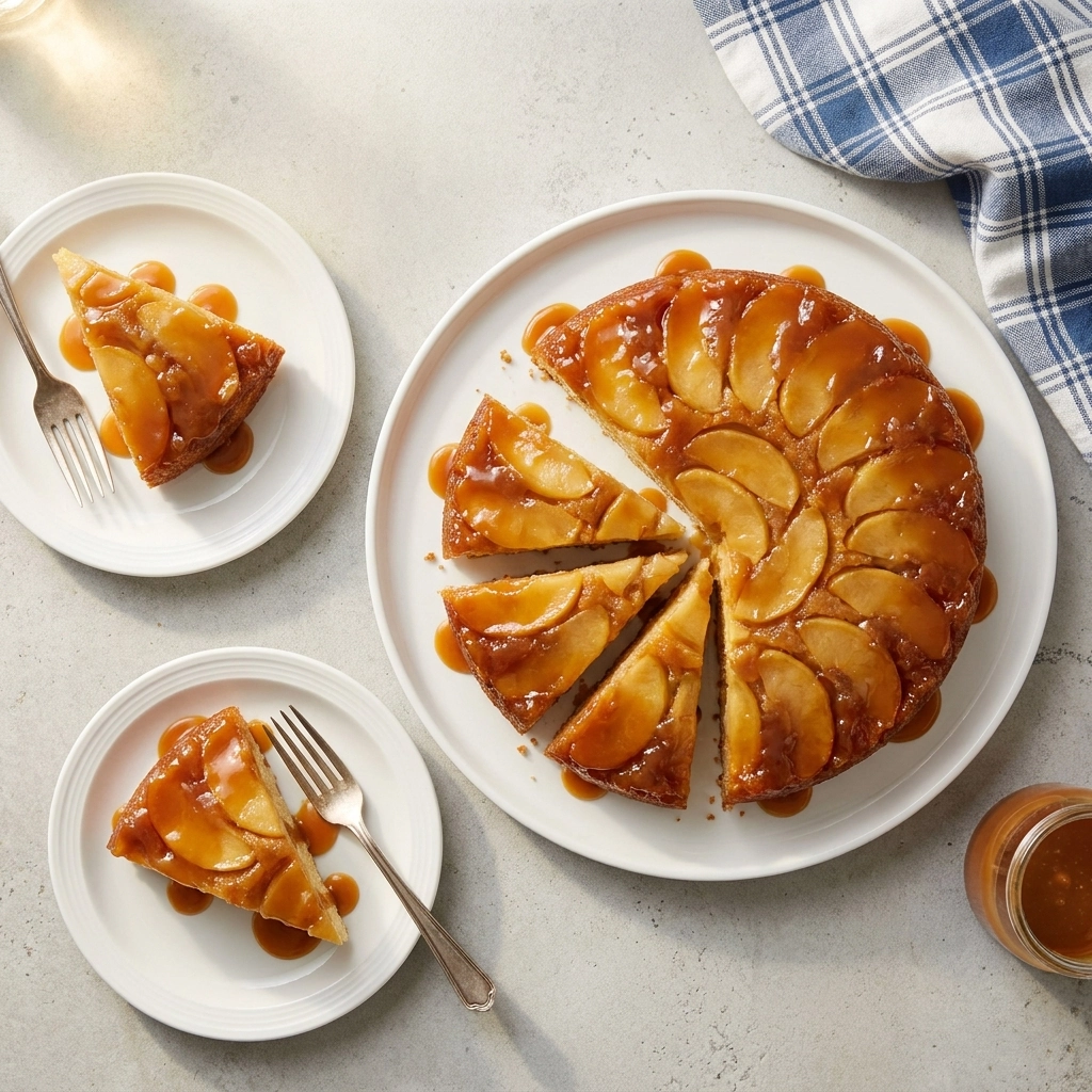 Caramel Apple Upside-Down Cake: An Autumn Culinary Adventure | Fall Dessert Recipe