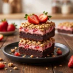 Ultimate Strawberry Crunch Brownies: A Decadent Fusion Treat! | Strawberry Brownies