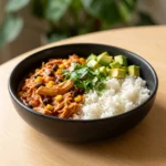 Irresistible Tempting Slow Cooker Chicken Burrito Bowl | Easy Healthy Meal Prep