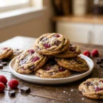 Luscious Raspberry Chocolate Chip Cookies: The Ultimate Fruity Treat | Easy Baking