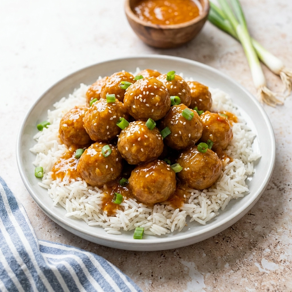 Zesty Slow Cooker Orange Meatballs | Easy Crock Pot Asian Appetizer Recipe
