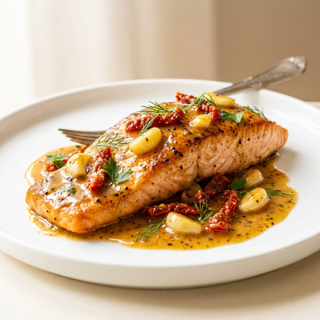 Marry Me Salmon: A Dish Worth Falling For | Creamy Garlic Butter Salmon Recipe
