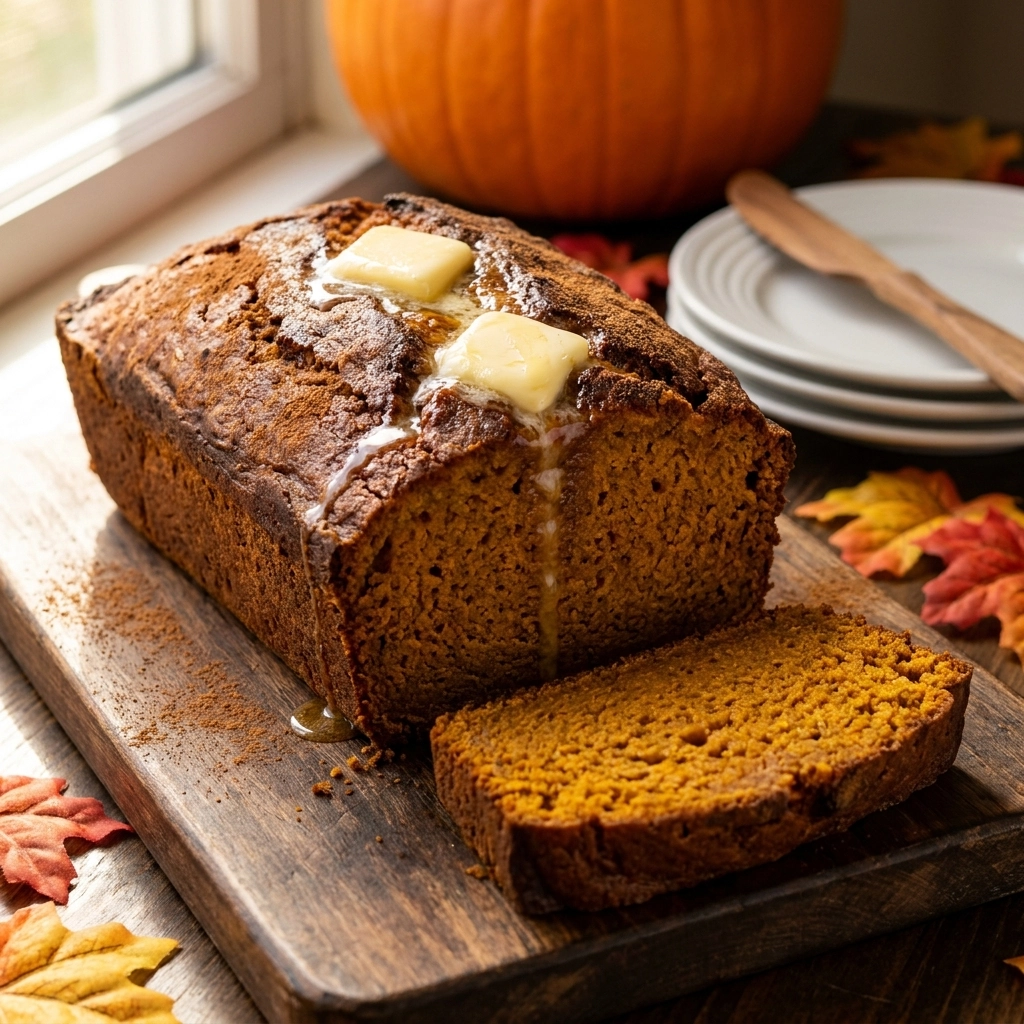 Rich and Buttery Pumpkin Bread: Irresistible Comfort | Easy Fall Baking Recipe