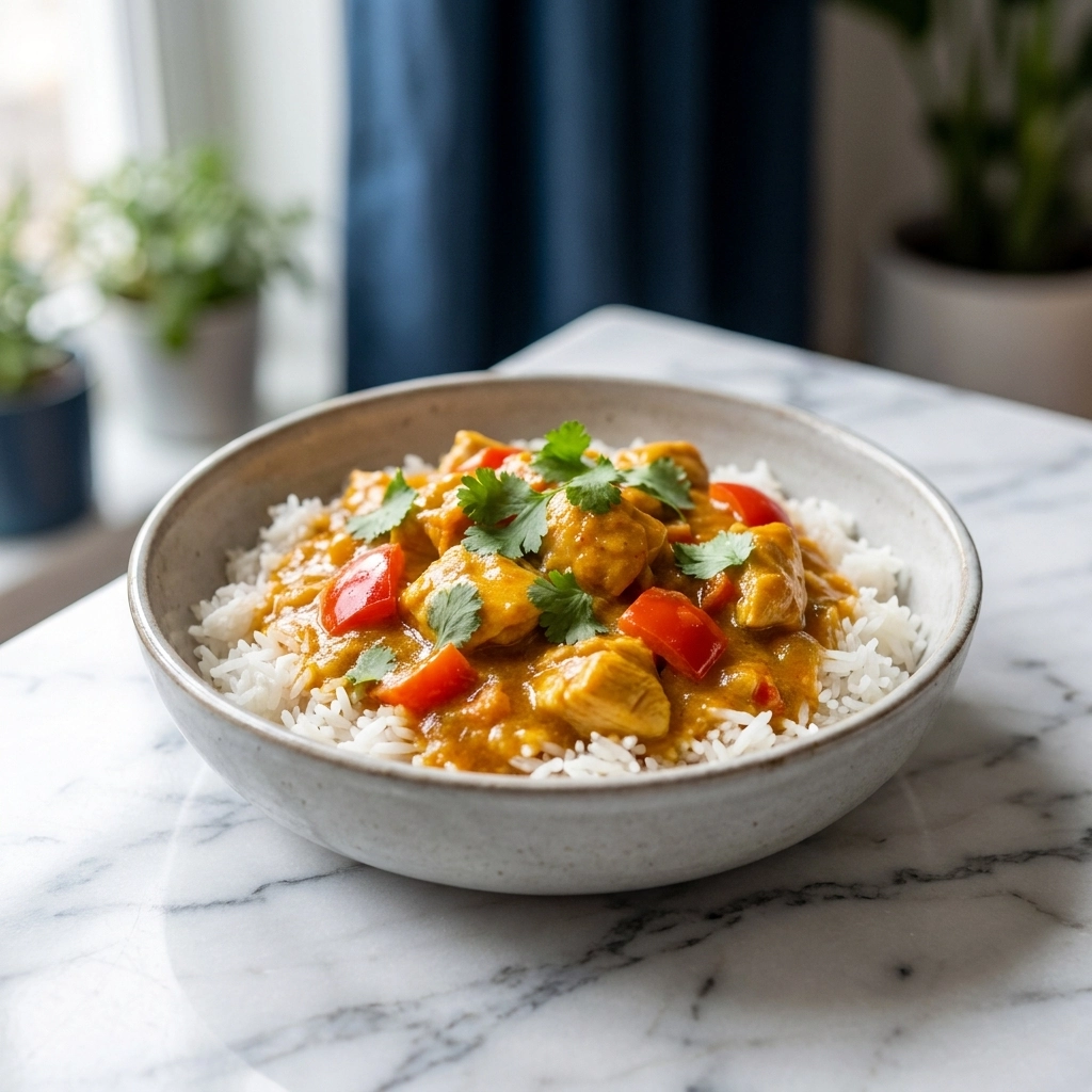 The 'I Can't Believe I Didn't Do This Sooner' Crockpot Coconut Curry Chicken | Easy Slow Cooker Dinner