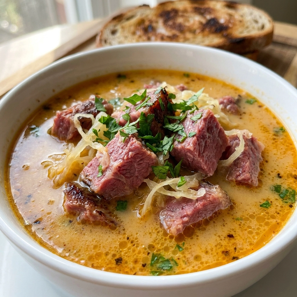 Cozy Homemade Reuben Soup: A Warm Hug in a Bowl | Easy Reuben Soup Recipe