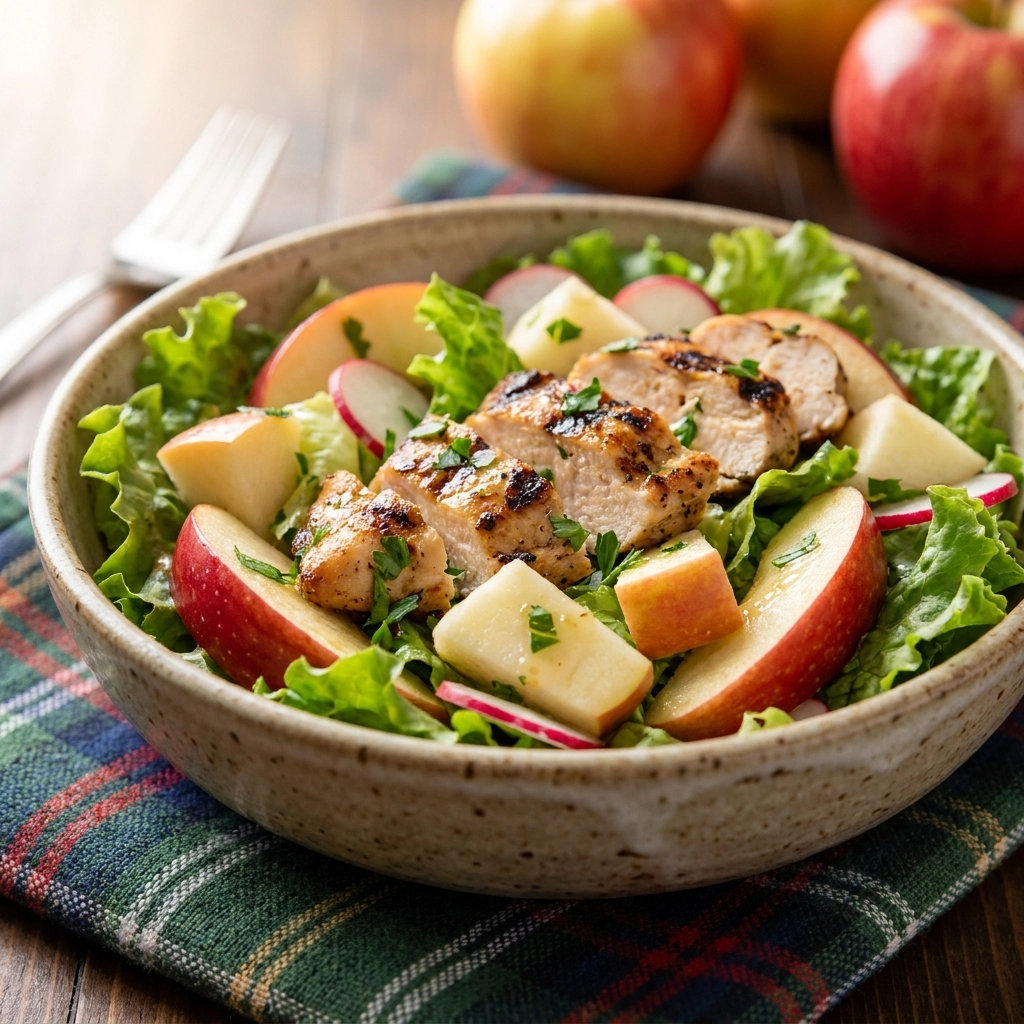 The Ultimate Roasted Apple Chicken Salad Recipe | Healthy Autumn Meal Prep