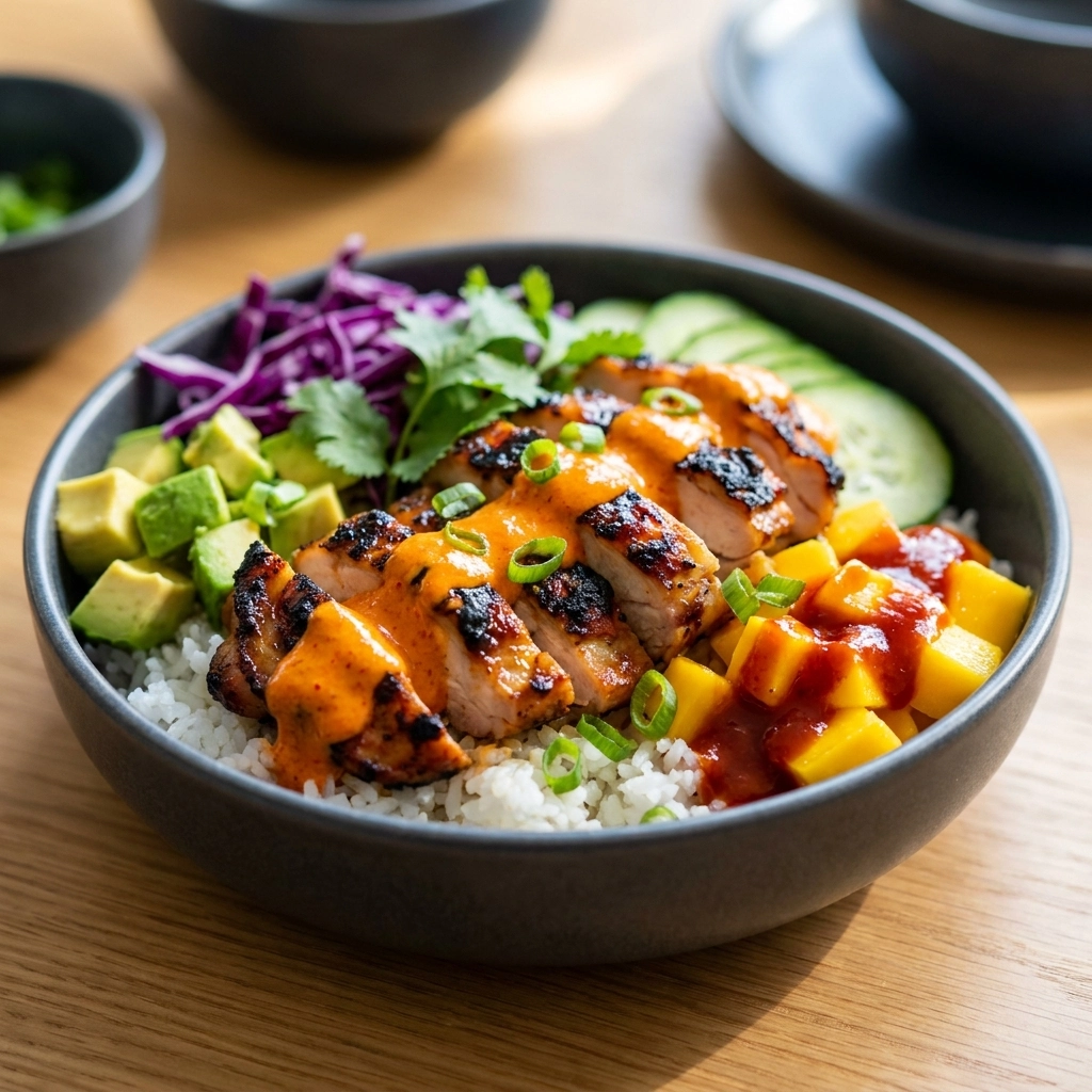 Irresistible Bang Bang Chicken Bowl: Flavor-Packed in 25 Mins | Easy Dinner Idea