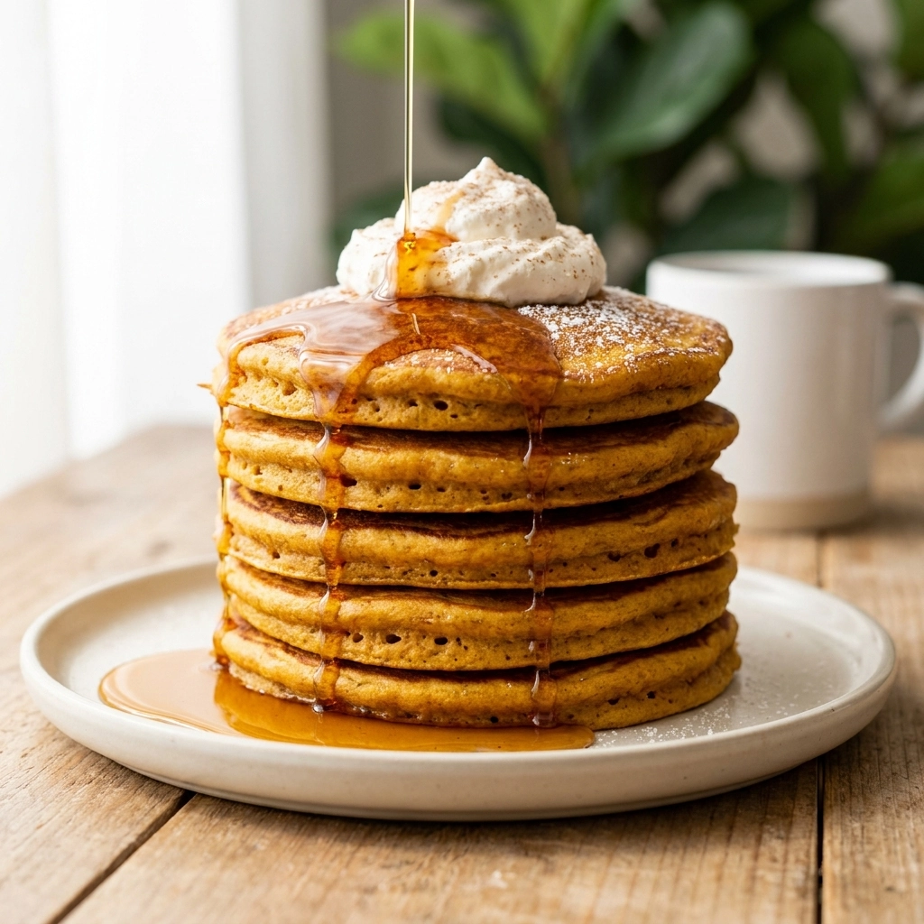 Classic Pumpkin Spice Pancakes: Cozy Fall Breakfast Bliss | Easy Pumpkin Pancakes Recipe