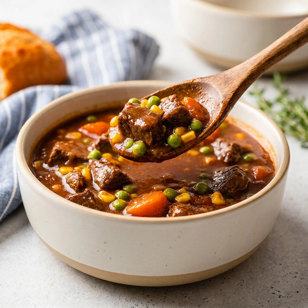 Slow Cooker Beef Stew with Root Vegetables | Easy Comfort Food Dinner